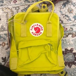 Fjallraven kanken small green backpack